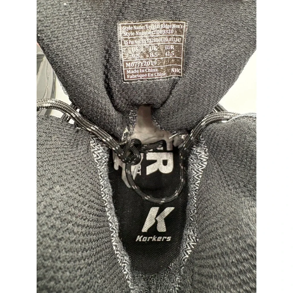 Korkers Tundra Ridge Winter Boots Mens 9.5 Gray New Waterproof Thinsulate 200g